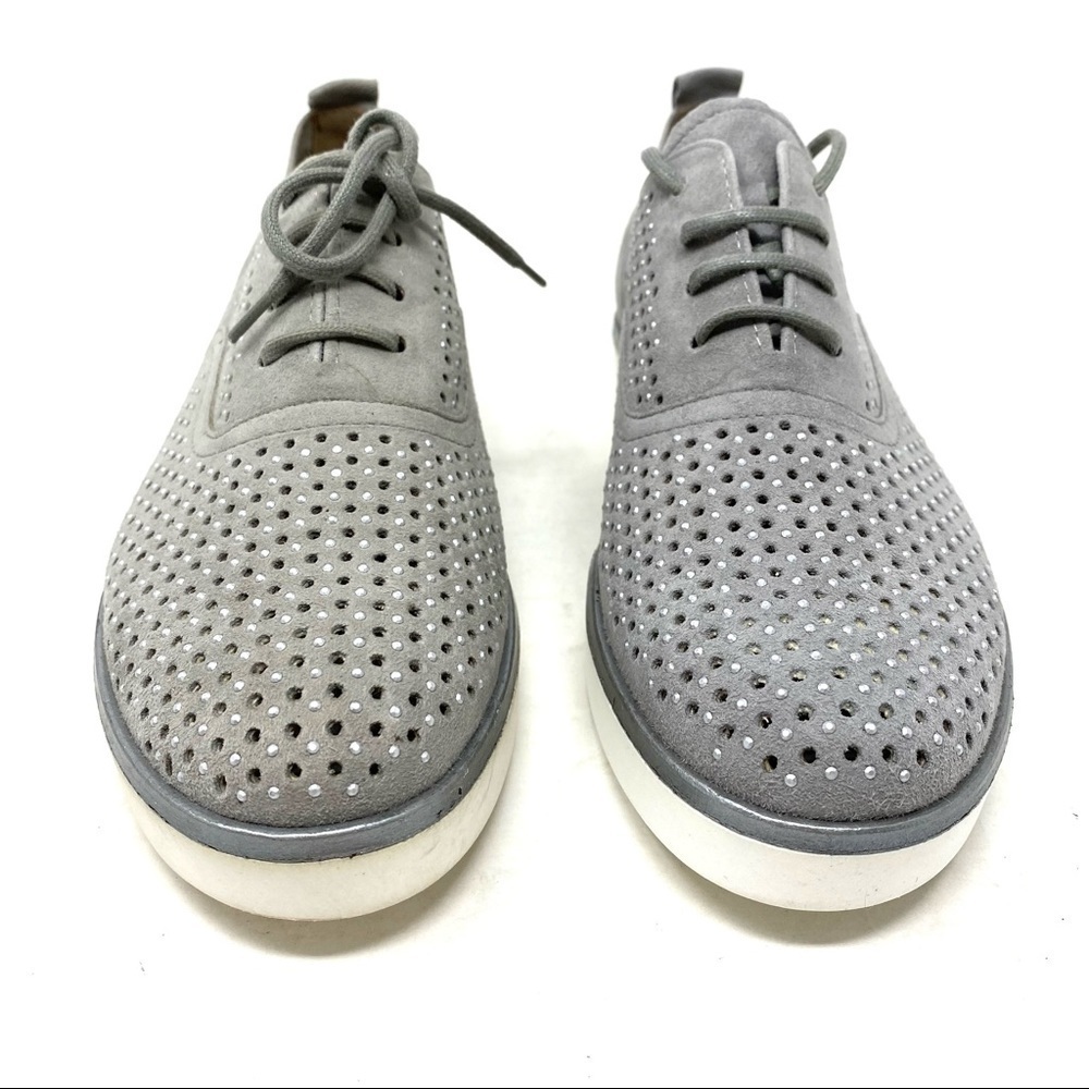 Gabor 61.453.19 fashion perforated derby grey - Picture 5 of 9